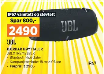 POWER BÆRBAR HØYTTALER tilbud