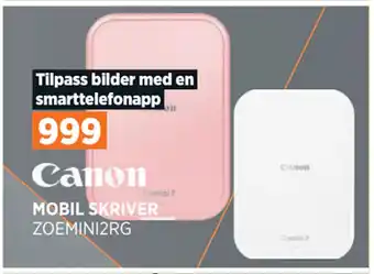 POWER MOBIL SKRIVER tilbud