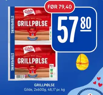 Rema 1000 GRILLPØLSE tilbud