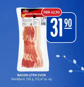 Rema 1000 BACON UTEN SVOR tilbud