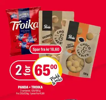 Coop Extra PANDA + TROIKA tilbud
