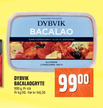 Coop Obs DYBVIK BACALAOGRYTE tilbud