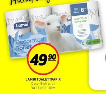 Bunnpris LAMBI TOALETTPAPIR tilbud
