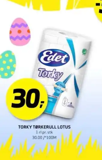 Bunnpris Edet torky tørkerull tilbud
