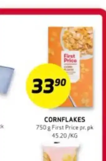 Bunnpris First price cornflakes tilbud