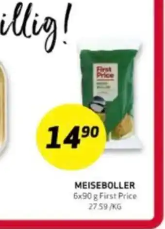 Bunnpris First price meiseboller tilbud