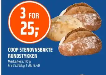 Coop Obs Ukjent butiksbagt brød tilbud