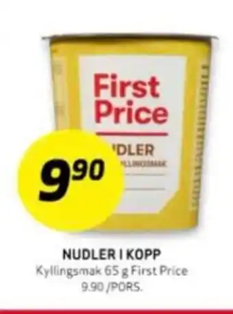 Bunnpris First price kyllingsmak nudler tilbud