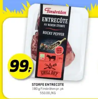 Bunnpris Finsbråten entrecôte tilbud