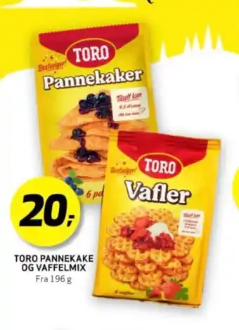 Bunnpris Toro pannekakemix tilbud