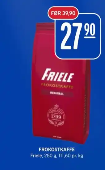Friele kaffe formalet