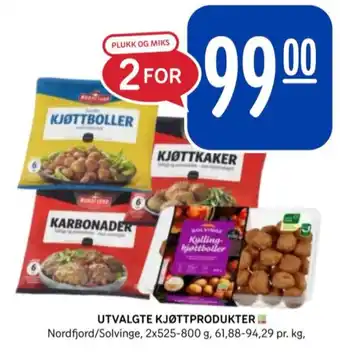 Rema 1000 Nordfjord kjøttkaker tilbud