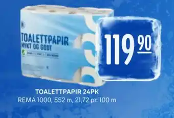 Rema 1000 Rema 1000 toalettpapir tilbud