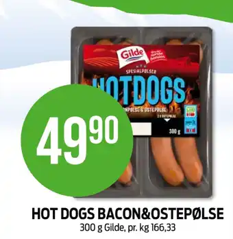 Kiwi Gilde hotdogs bacon & ostepølse tilbud