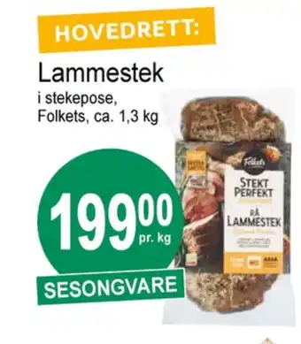 Joker Folkets lammestek tilbud