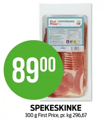 Kiwi First price spekeskinke tilbud