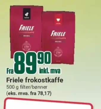 Europris Frokostkaffe original kaffe formalet tilbud