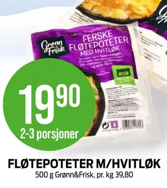 Kiwi Grønn og frisk fløtepoteter tilbud