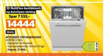 POWER Miele oppvaskmaskin tilbud