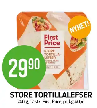 Kiwi First price tortillas tilbud