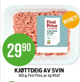 Kiwi First price kjøttdeig tilbud