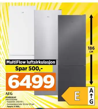 POWER Aeg kombiskap tilbud
