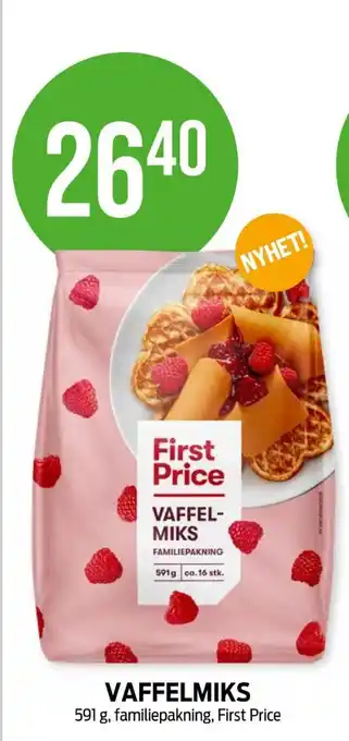 Kiwi First price vaffelmiks tilbud