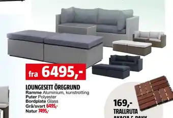 Bauhaus LOUNGESETT ÖREGRUND tilbud