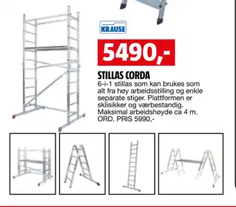 Bauhaus STILLAS CORDA tilbud