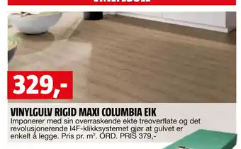 VINYLGULV RIGID MAXI COLUMBIA EIK