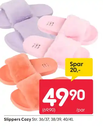Rusta Slippers Cozy tilbud