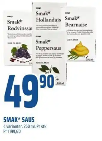 Coop Obs SMAK SAUS tilbud