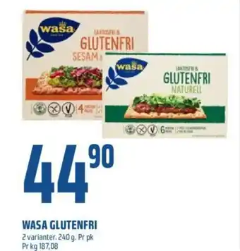 Coop Obs WASA GLUTENFRI tilbud