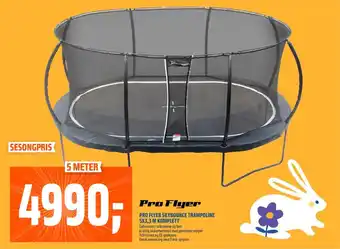 Coop Obs PRO FLYER SKYBOUNCE TRAMPOLINE 5X3,3 M KOMPLETT tilbud