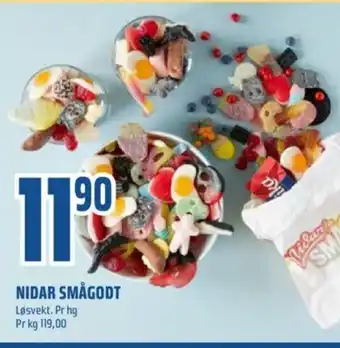 Coop Obs NIDAR SMÅGODT tilbud