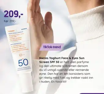 VITA Korres solkrem tilbud