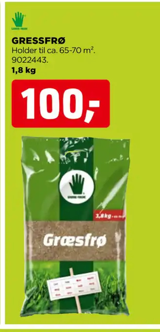 jem & fix GRESSFRØ tilbud