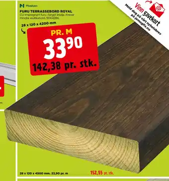 jem & fix FURU TERRASSEBORD ROYAL tilbud