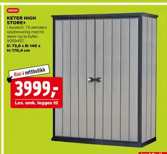 jem & fix KETER HIGH STORE+ tilbud
