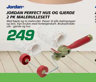 Coop Byggmix JORDAN PERFECT HUS OG GJERDE 2 PK MALERULLESETT tilbud
