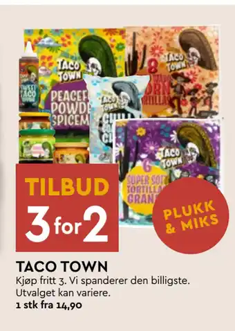 Coop Mega TACO TOWN tilbud