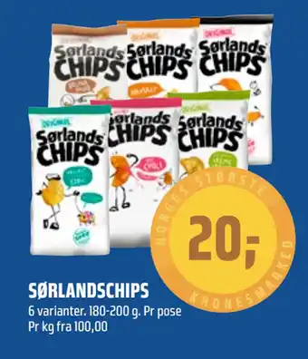 Coop Obs SØRLANDSCHIPS tilbud