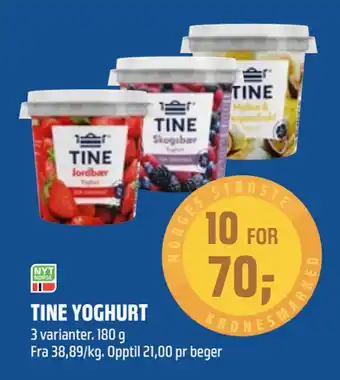 Coop Obs TINE YOGHURT tilbud