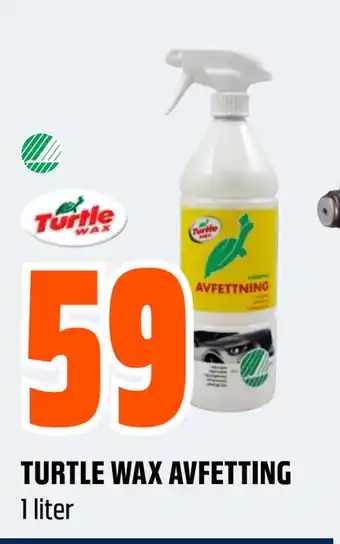 Obs Bygg TURTLE WAX AVFETTING tilbud