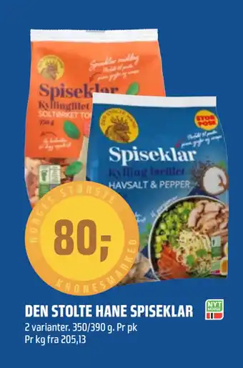 Coop Obs DEN STOLTE HANE SPISEKLAR tilbud