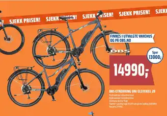 Coop Obs DBS ETREKKING UNI ELSYKKEL 28 tilbud