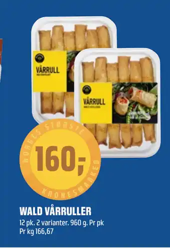 Coop Obs WALD VÅRRULLER tilbud