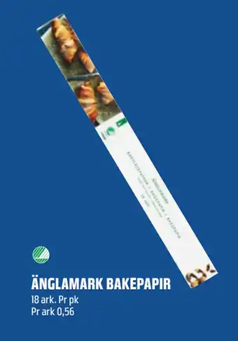 Coop Obs ÄNGLAMARK BAKEPAPIR tilbud