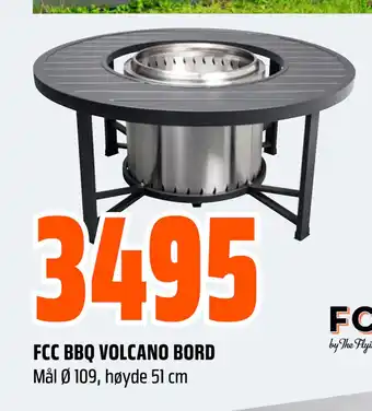 Obs Bygg FCC BBQ VOLCANO BORD tilbud