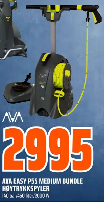 Obs Bygg AVA EASY P55 MEDIUM BUNDLE HØYTRYKKSPYLER tilbud